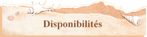 Disponibilités